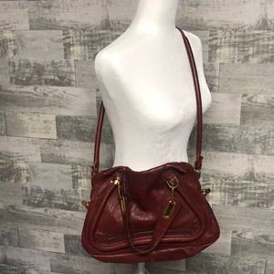 Chloe Medium Paraty Shoulder bag with gold tone hardware